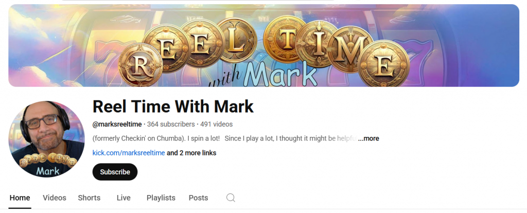 Reel Time with Mark YouTube Channel