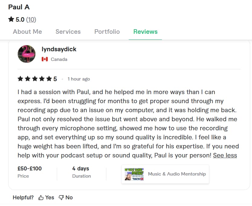 5-Star Review for Guided Meditation Audio Fix